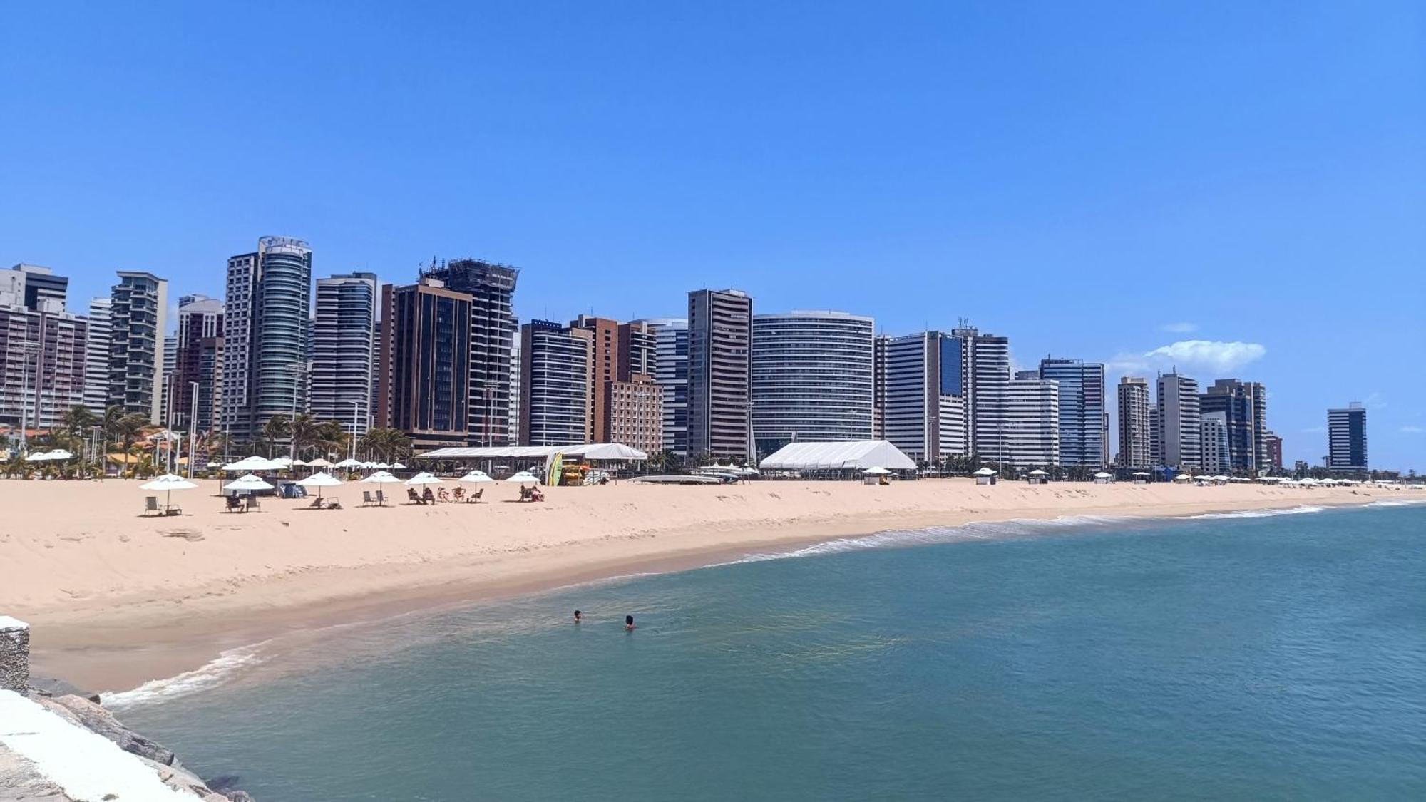 Excelente Apto Com Vista Mar Na Praia De Iracema 포르탈레자 외부 사진